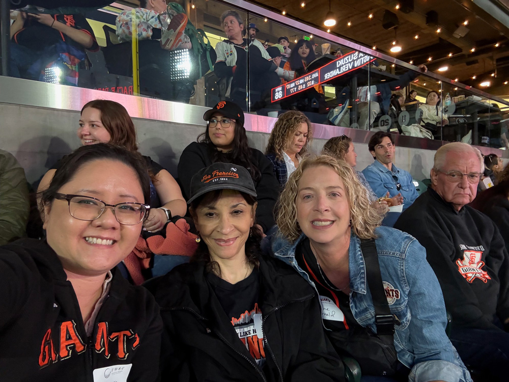 Giants game attendees