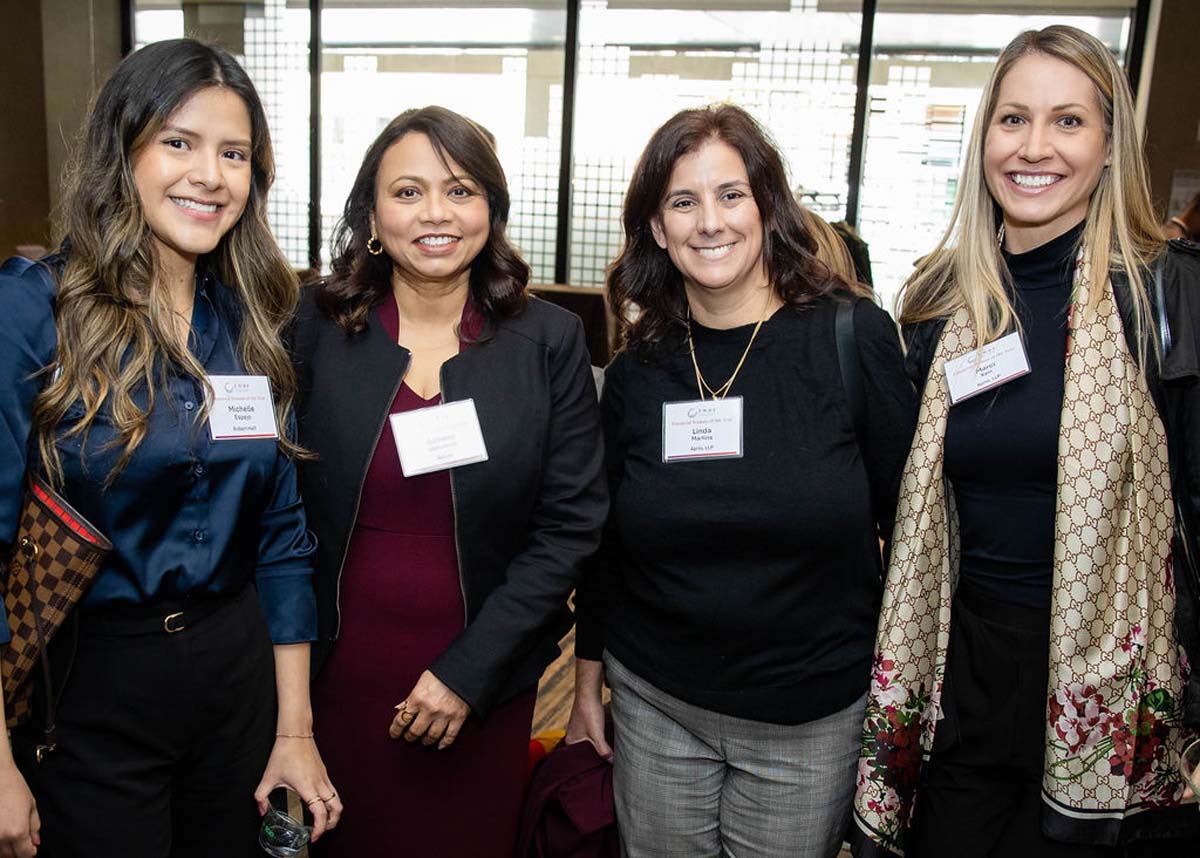 Financial Woman of the Year attendees