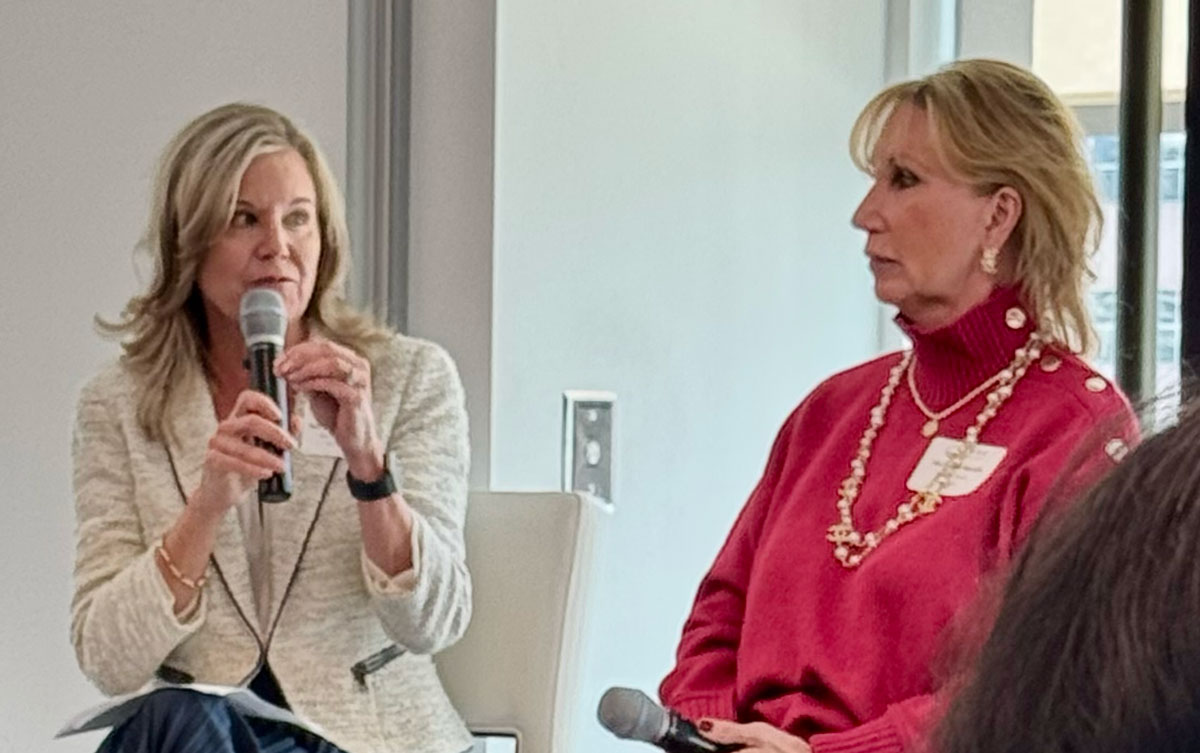 Sue interviews speaker