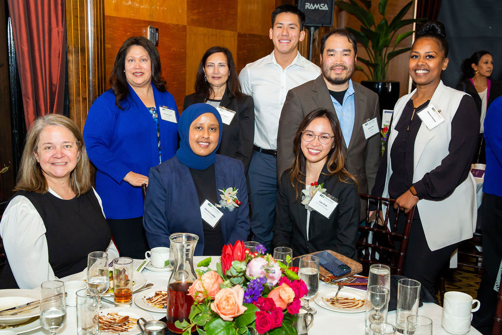 Table at scholarship lunch